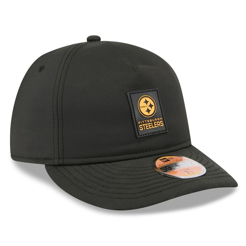 Pittsburgh Steelers New Era 2025 Sideline Retro Crown 59FIFTY Fitted Hat