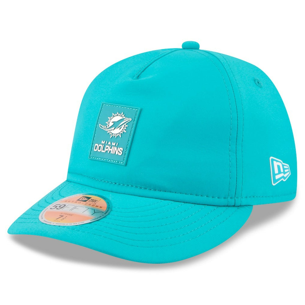 Miami Dolphins New Era 2025 Sideline Retro Crown 59FIFTY Fitted Hat
