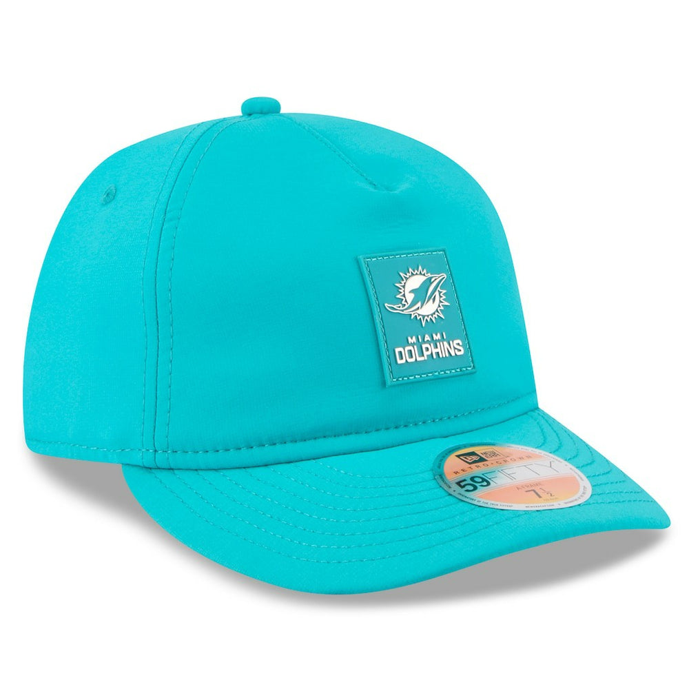Miami Dolphins New Era 2025 Sideline Retro Crown 59FIFTY Fitted Hat