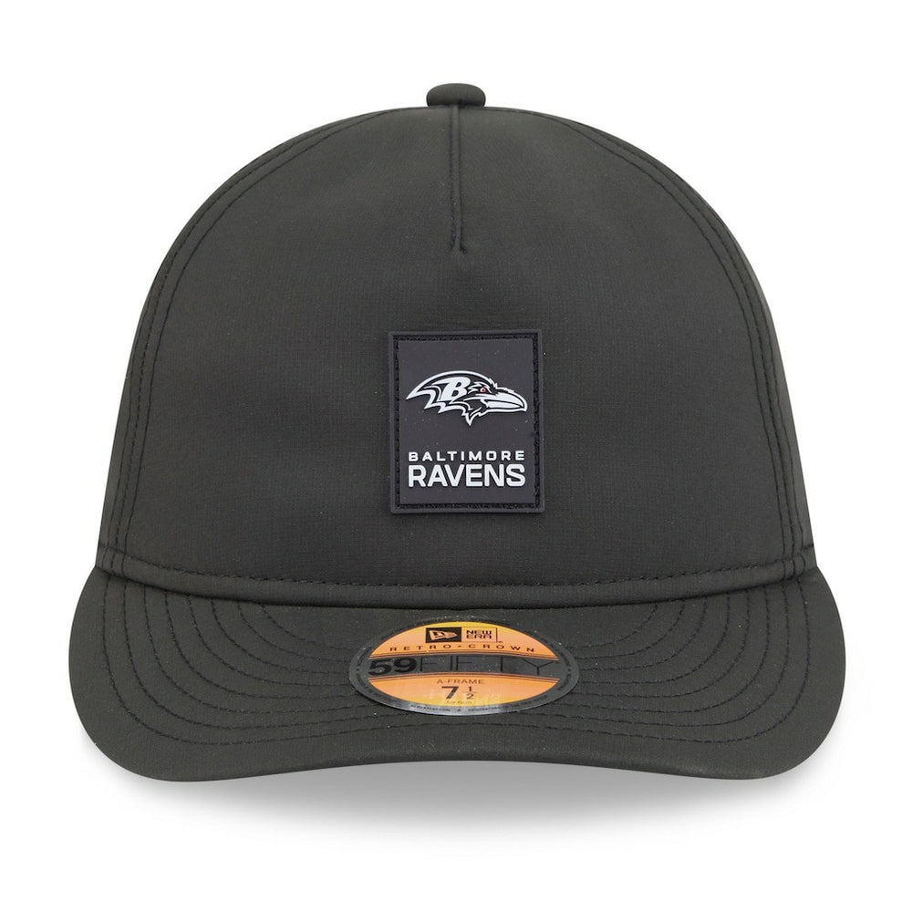 Baltimore Ravens New Era 2025 Sideline Retro Crown 59FIFTY Fitted Hat