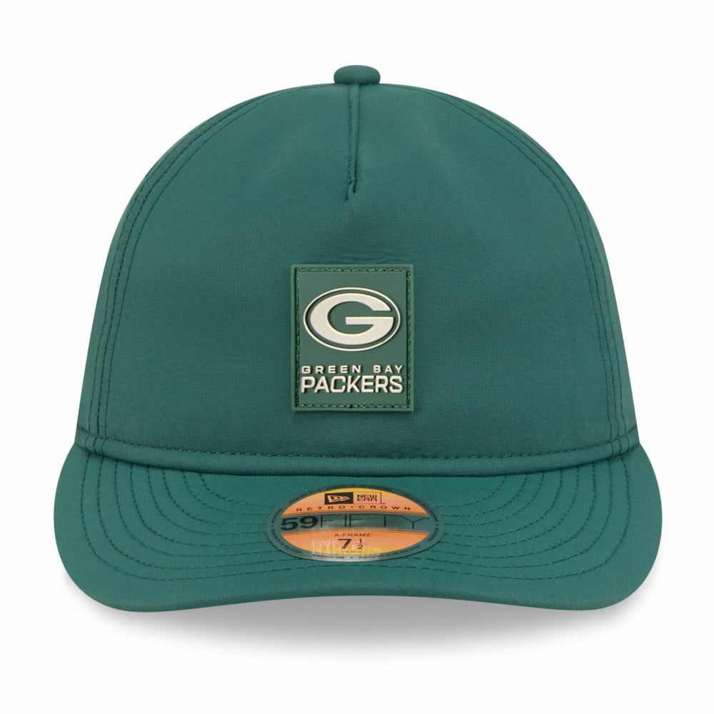 Green Bay Packers New Era 2025 Sideline Retro Crown 59FIFTY Fitted Hat