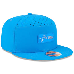 Detroit Lions New Era 2025 Sideline Split Panel 9FIFTY Snapback Hat
