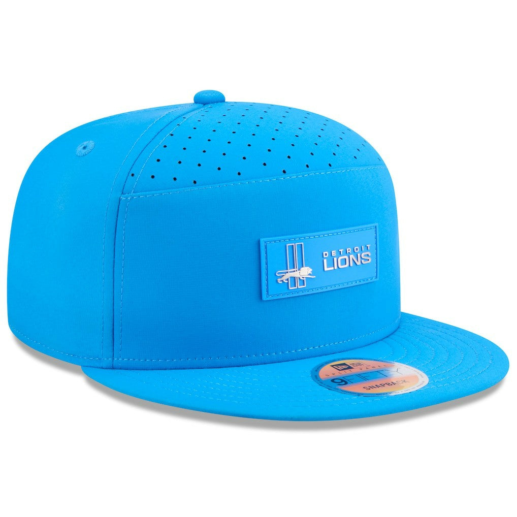Detroit Lions New Era 2025 Sideline Throwback Split Panel 9FIFTY Snapback Hat