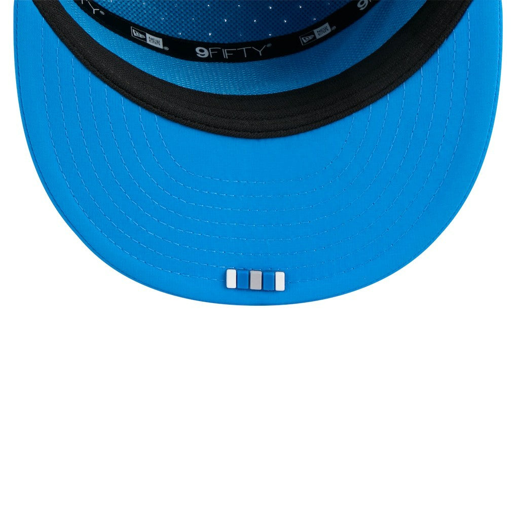 Detroit Lions New Era 2025 Sideline Throwback Split Panel 9FIFTY Snapback Hat