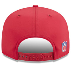 Kansas City Chiefs New Era 2025 Sideline Split Panel 9FIFTY Snapback Hat