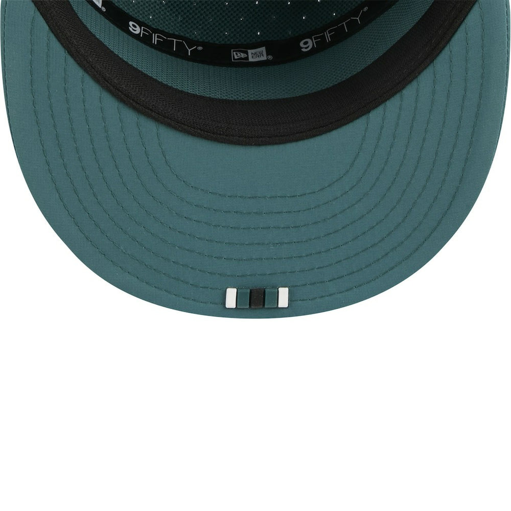 Philadelphia Eagles New Era 2025 Sideline Split Panel 9FIFTY Snapback Hat
