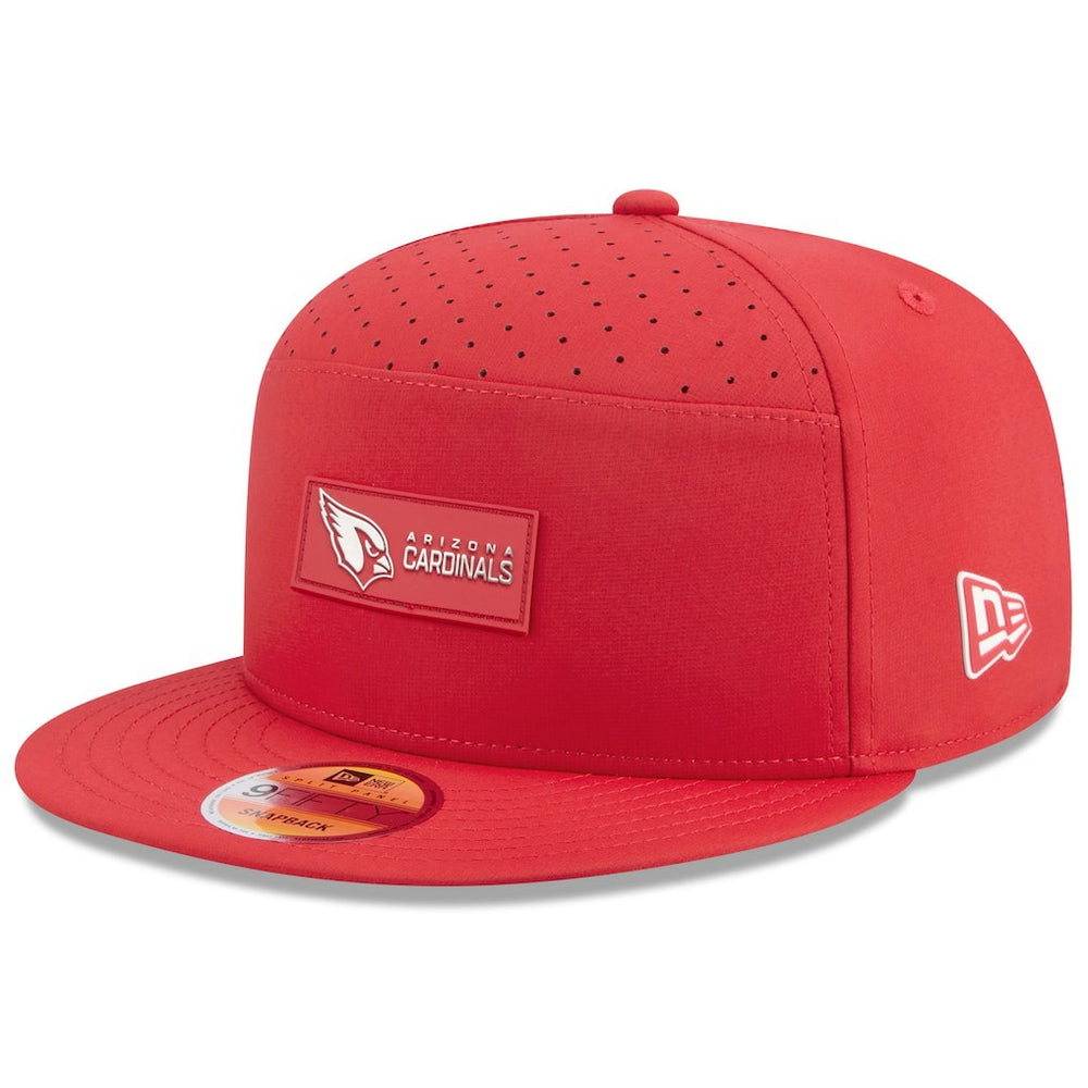 Arizona Cardinals New Era 2025 Sideline Split Panel 9FIFTY Snapback Hat