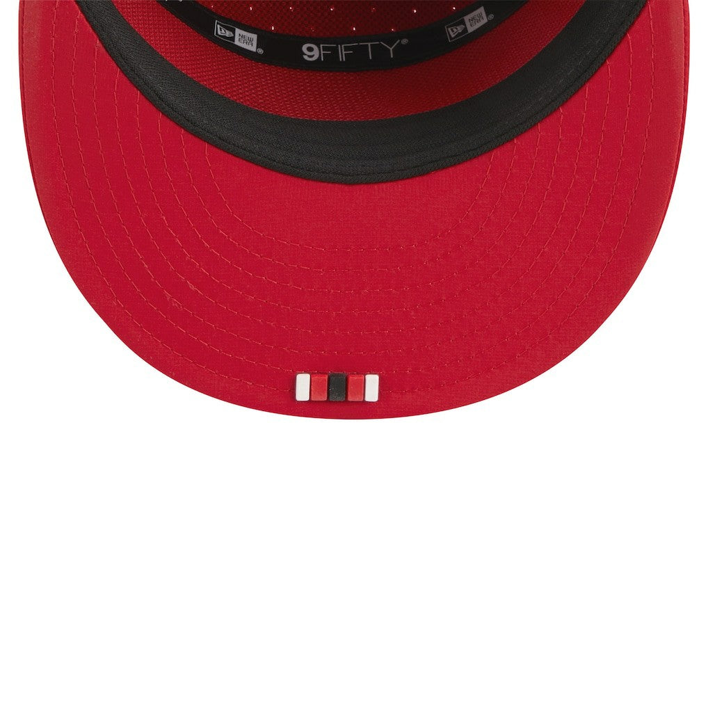 Arizona Cardinals New Era 2025 Sideline Split Panel 9FIFTY Snapback Hat