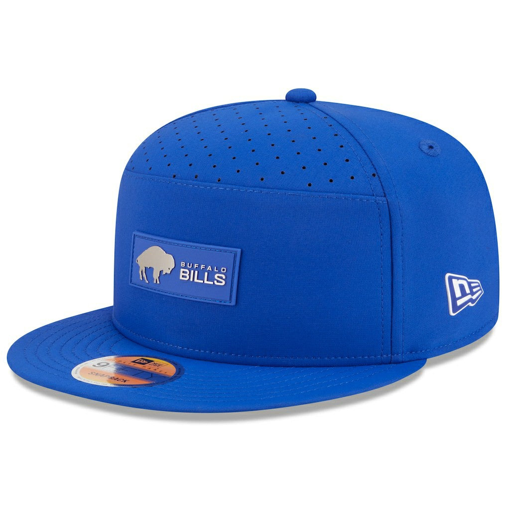 Buffalo Bills New Era 2025 Sideline Throwback Split Panel 9FIFTY Snapback Hat