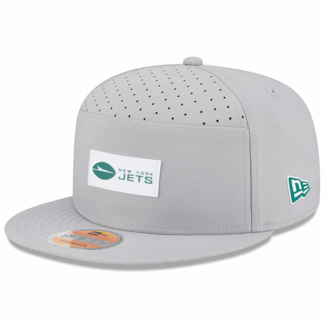New York Jets New Era 2025 Sideline Split Panel 9FIFTY Snapback Hat