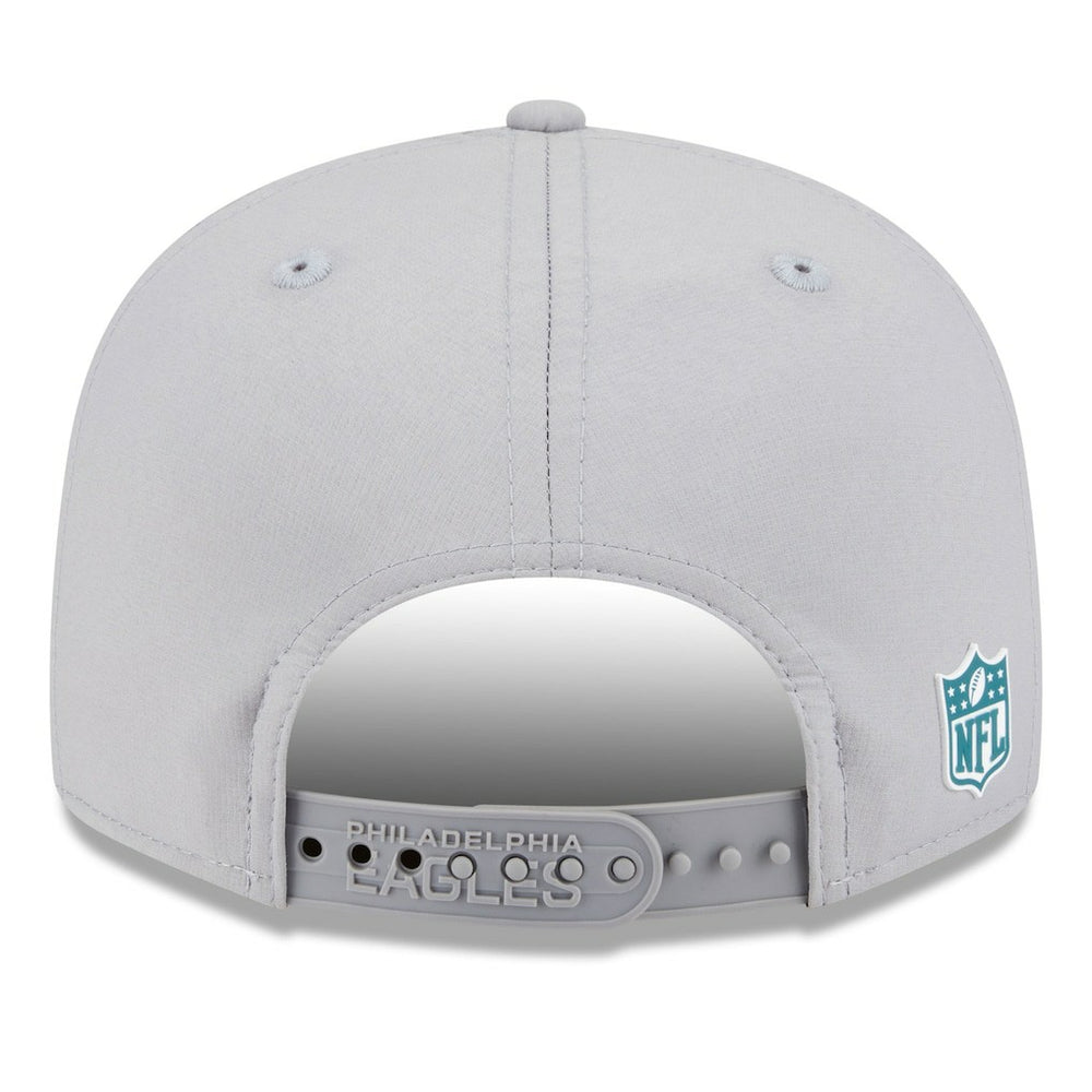 Philadelphia Eagles New Era 2025 Sideline Split Panel 9FIFTY Snapback Hat