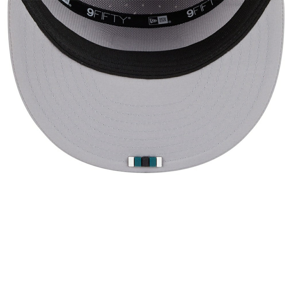 Philadelphia Eagles New Era 2025 Sideline Split Panel 9FIFTY Snapback Hat