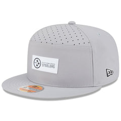 Pittsburgh Steelers New Era 2025 Sideline Split Panel 9FIFTY Snapback Hat