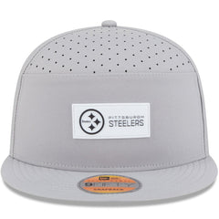 Pittsburgh Steelers New Era 2025 Sideline Split Panel 9FIFTY Snapback Hat