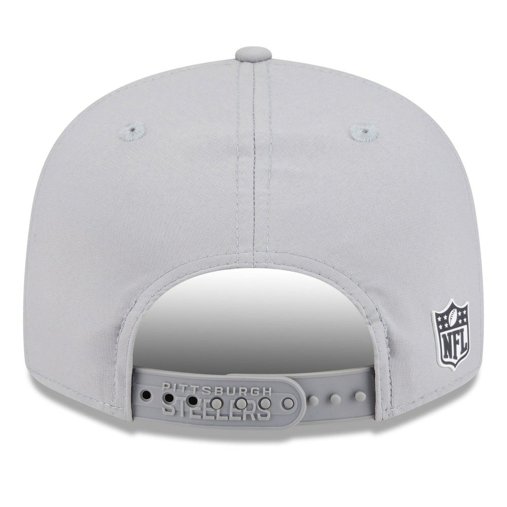 Pittsburgh Steelers New Era 2025 Sideline Split Panel 9FIFTY Snapback Hat