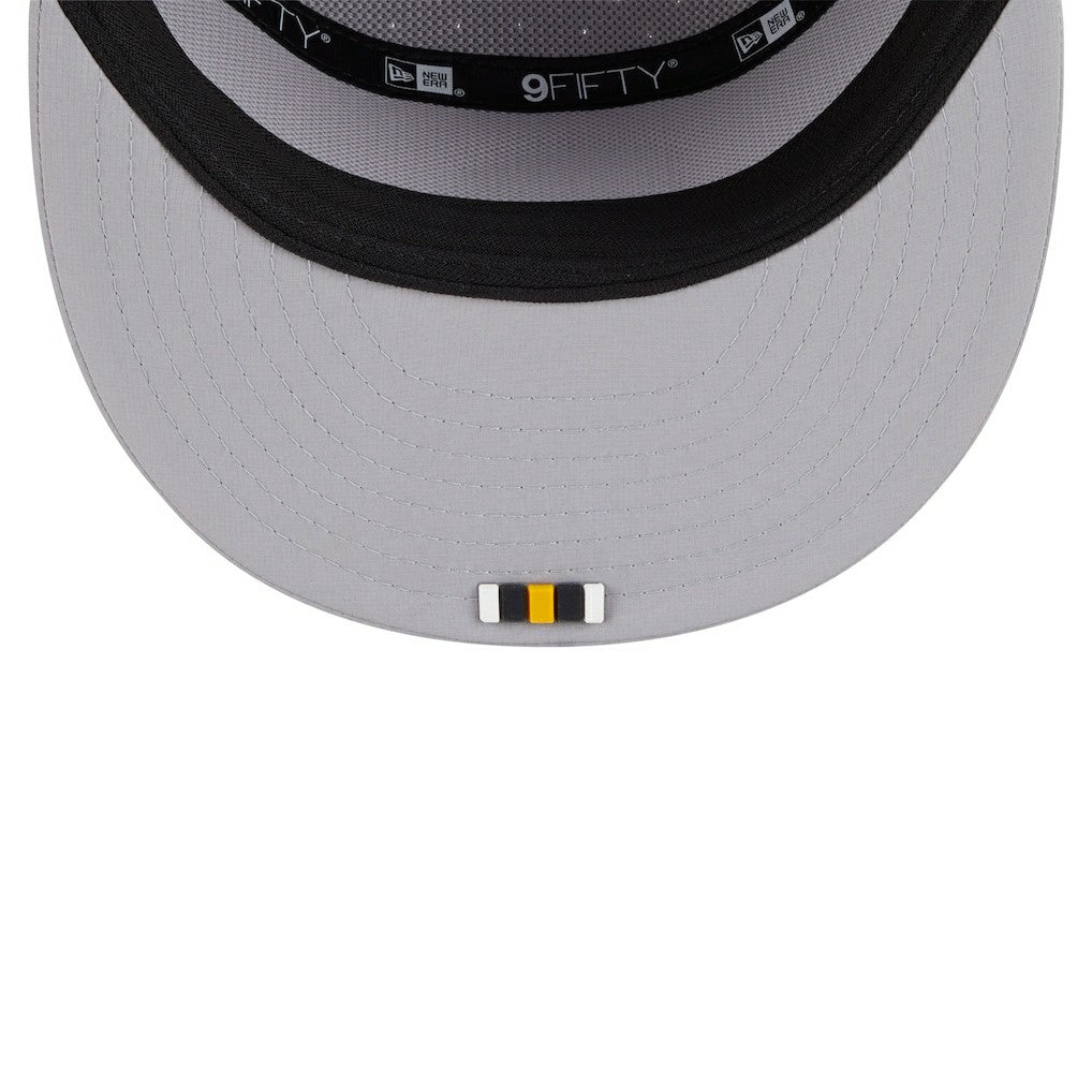 Pittsburgh Steelers New Era 2025 Sideline Split Panel 9FIFTY Snapback Hat