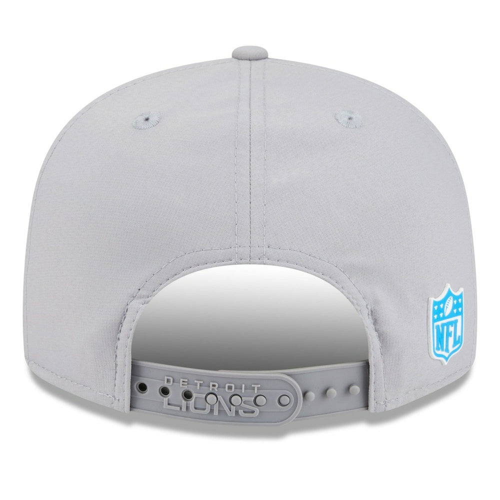 Detroit Lions New Era 2025 Sideline Split Panel 9FIFTY Snapback Hat