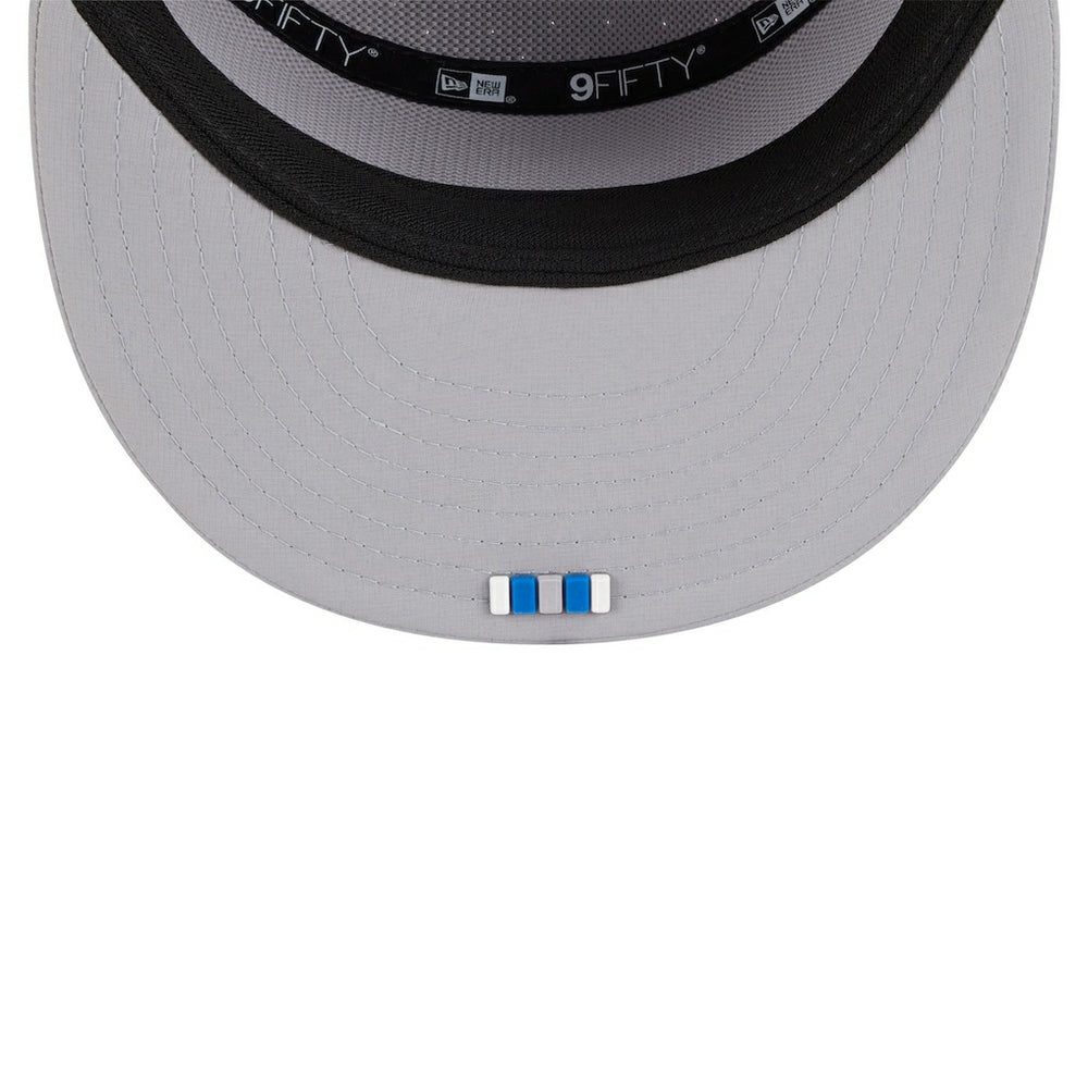 Detroit Lions New Era 2025 Sideline Split Panel 9FIFTY Snapback Hat