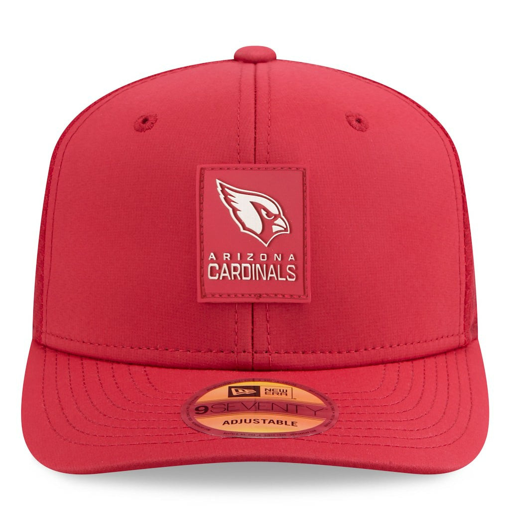 Arizona Cardinals New Era 2025 Sideline 9SEVENTY Trucker Adjustable Hat
