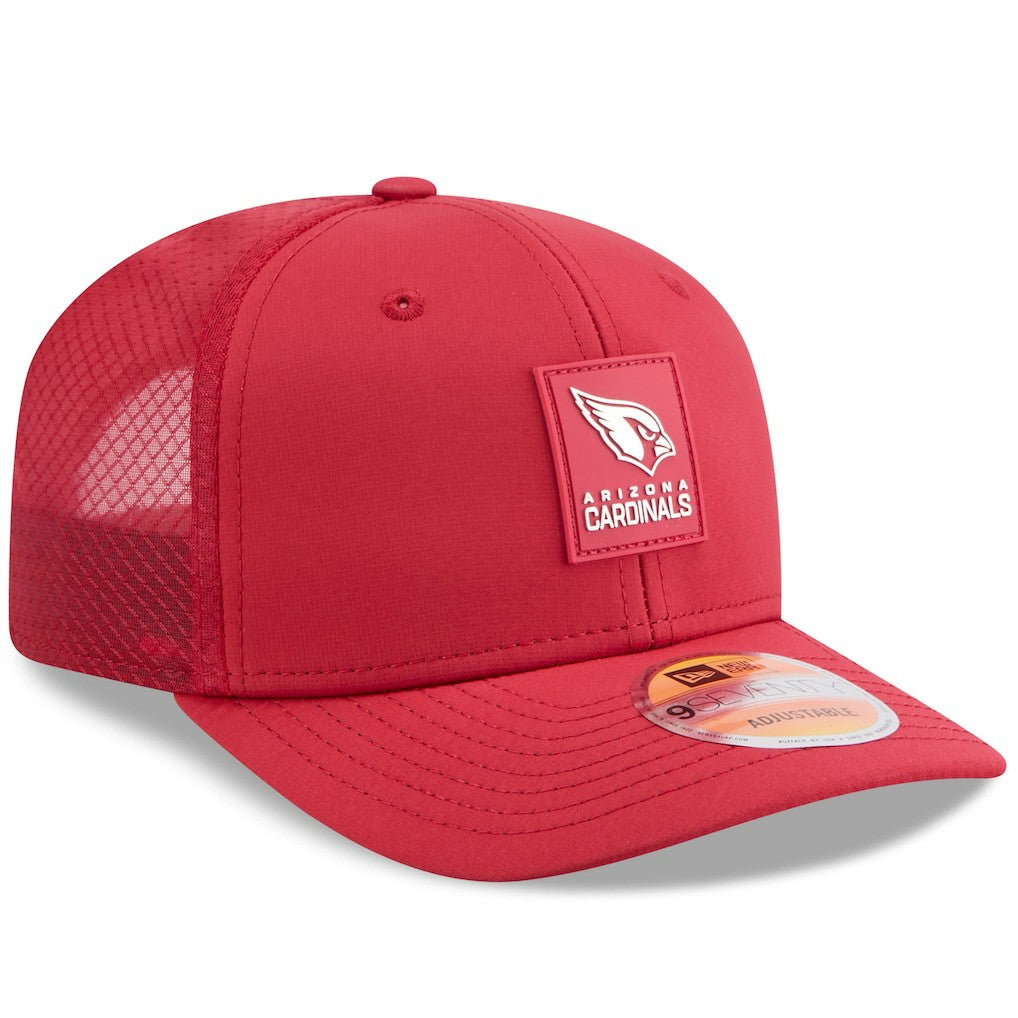 Arizona Cardinals New Era 2025 Sideline 9SEVENTY Trucker Adjustable Hat