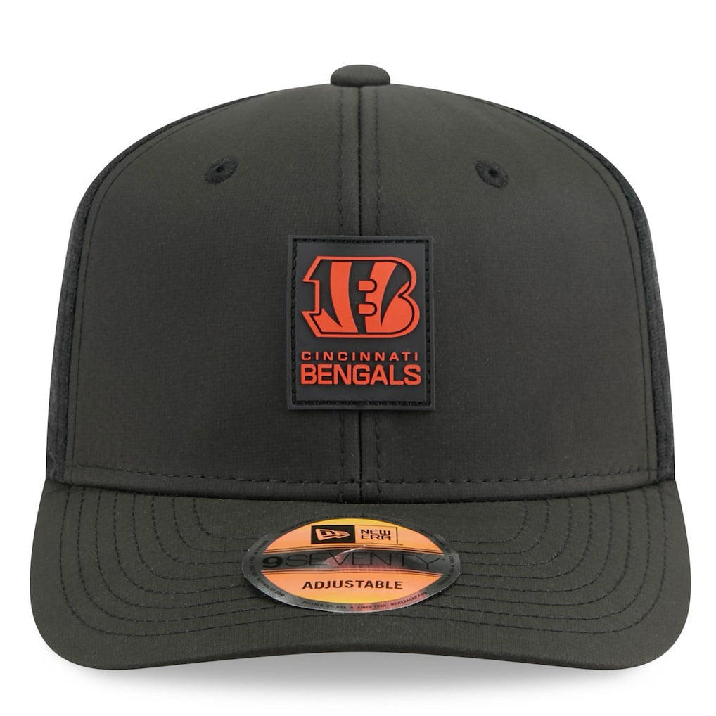 Cincinnati Bengals New Era 2025 Sideline 9SEVENTY Trucker Adjustable Hat