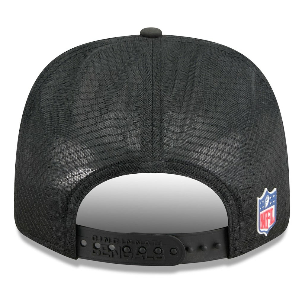 Cincinnati Bengals New Era 2025 Sideline 9SEVENTY Trucker Adjustable Hat