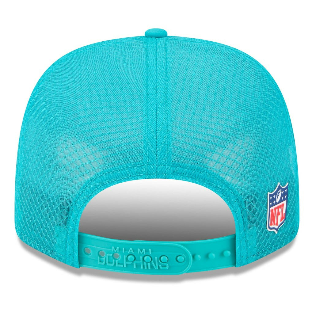 Miami Dolphins New Era 2025 Sideline 9SEVENTY Trucker Adjustable Hat