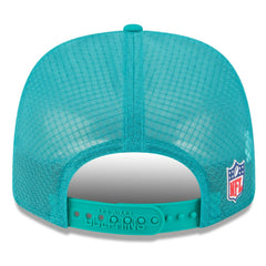 Miami Dolphins New Era 2025 Sideline Throwback 9SEVENTY Trucker Adjustable Hat
