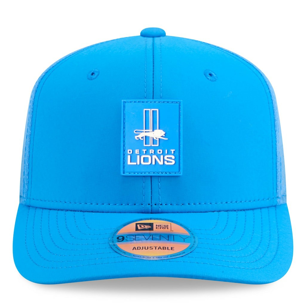 Detroit Lions New Era 2025 Sideline Throwback 9SEVENTY Trucker Adjustable Hat