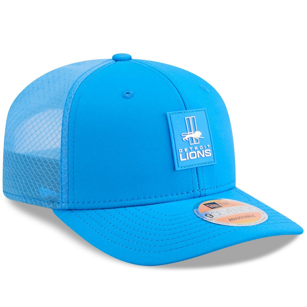 Detroit Lions New Era 2025 Sideline Throwback 9SEVENTY Trucker Adjustable Hat
