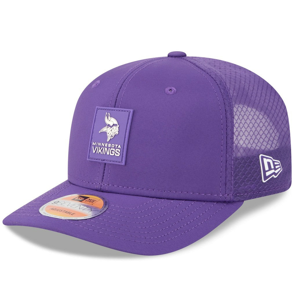 Minnesota Vikings New Era 2025 Sideline 9SEVENTY Trucker Adjustable Hat