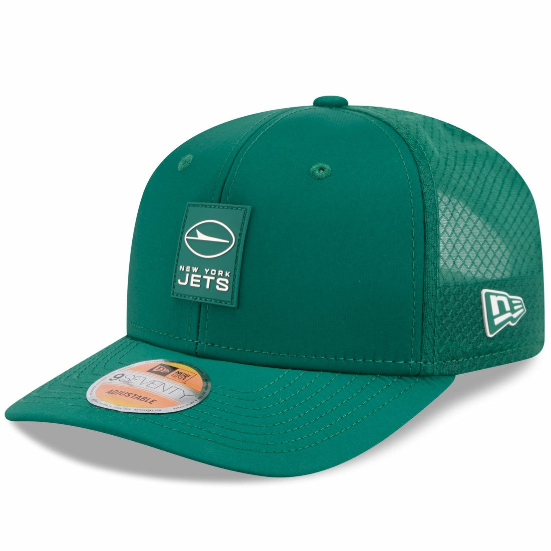 New York Jets New Era 2025 Sideline 9SEVENTY Trucker Adjustable Hat