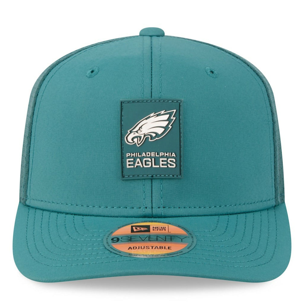 Philadelphia Eagles New Era 2025 Sideline 9SEVENTY Trucker Adjustable Hat