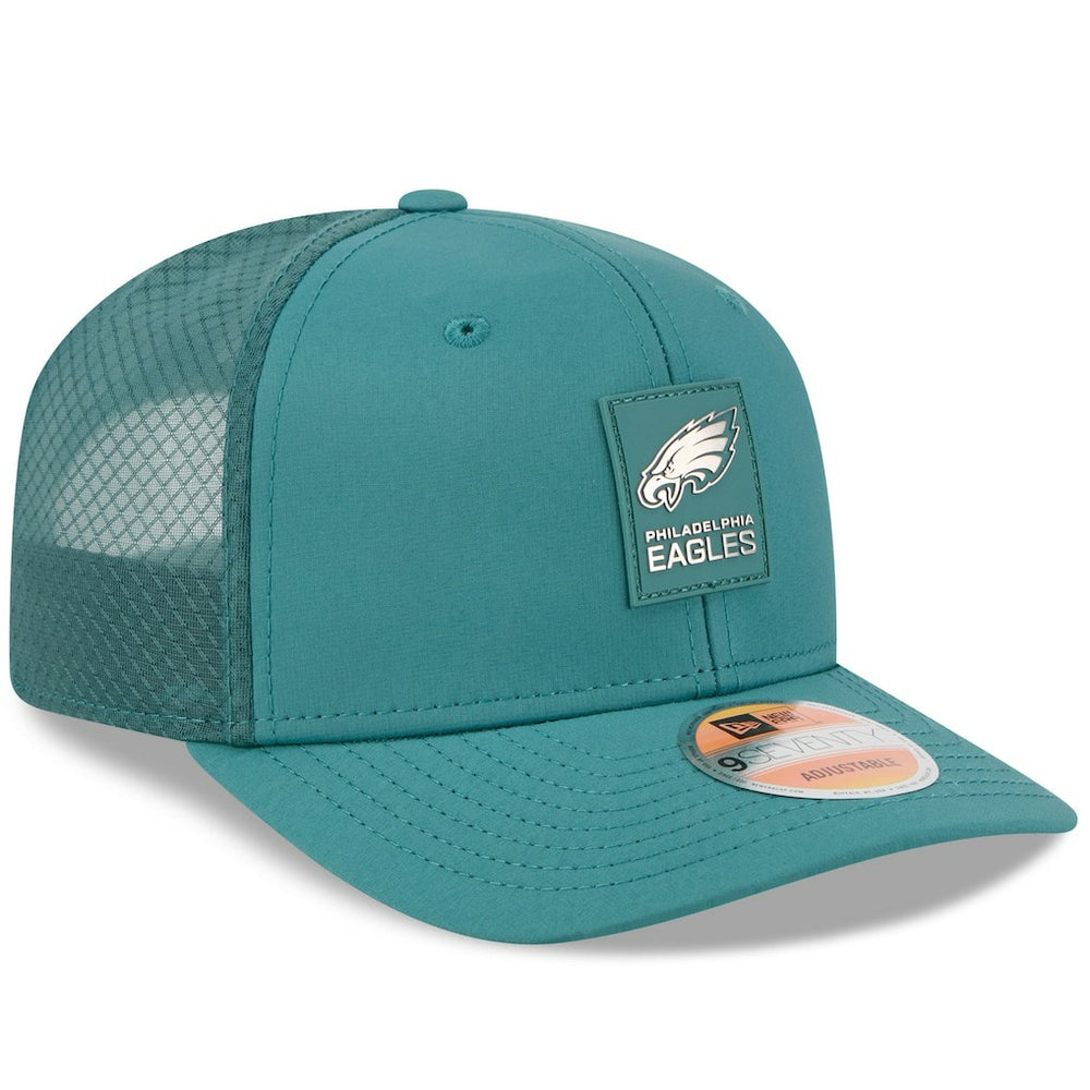 Philadelphia Eagles New Era 2025 Sideline 9SEVENTY Trucker Adjustable Hat