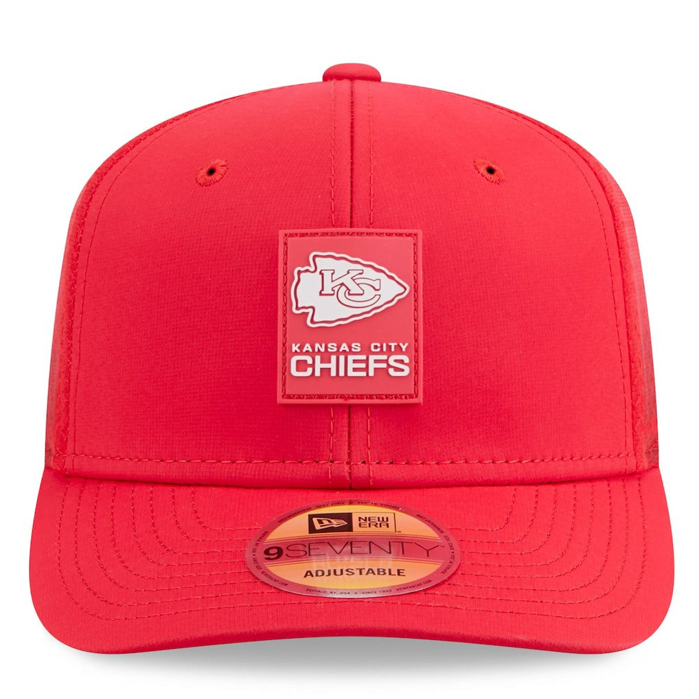 Kansas City Chiefs New Era 2025 Sideline 9SEVENTY Trucker Adjustable Hat