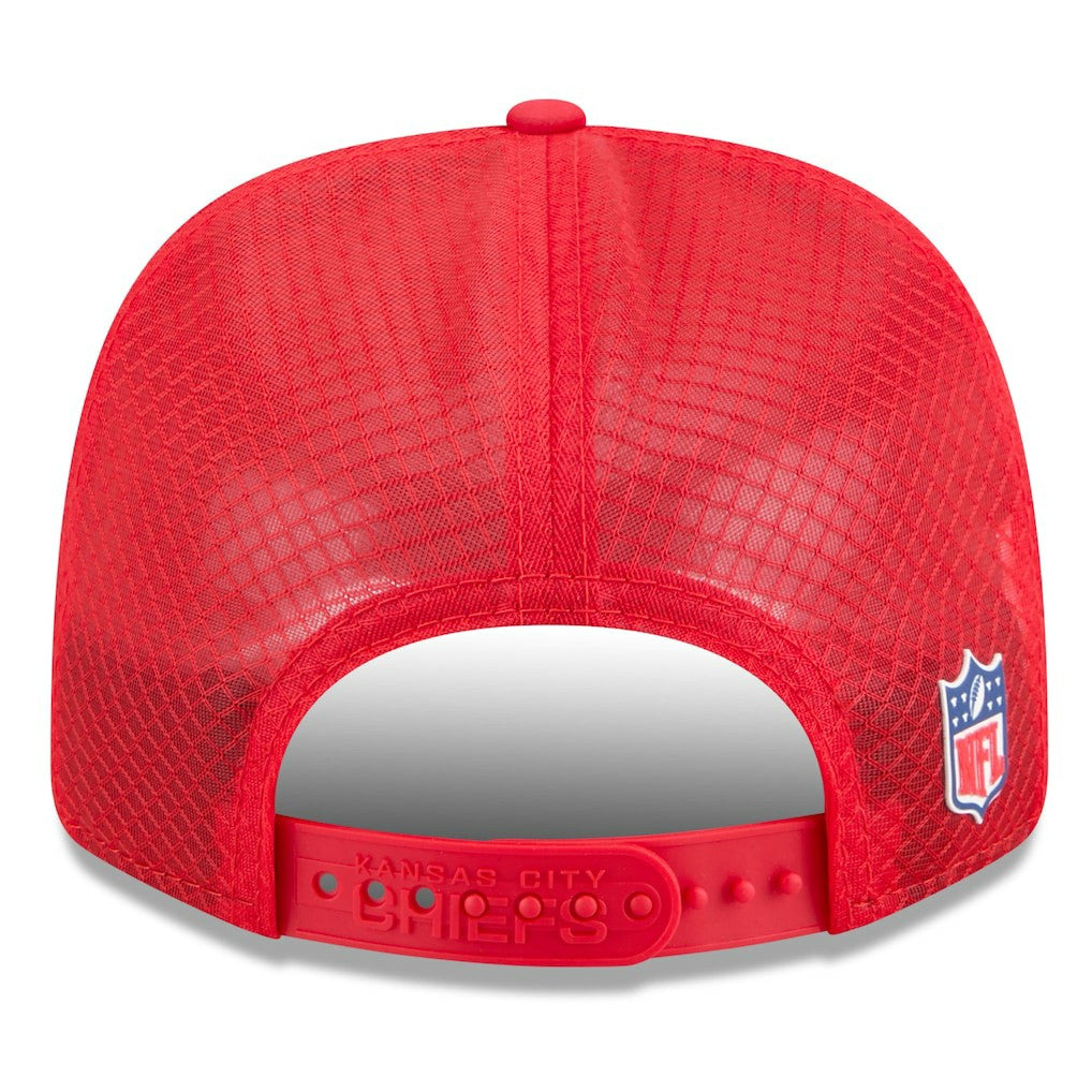 Kansas City Chiefs New Era 2025 Sideline 9SEVENTY Trucker Adjustable Hat