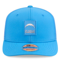 Los Angeles Chargers New Era 2025 Sideline 9SEVENTY Trucker Adjustable Hat