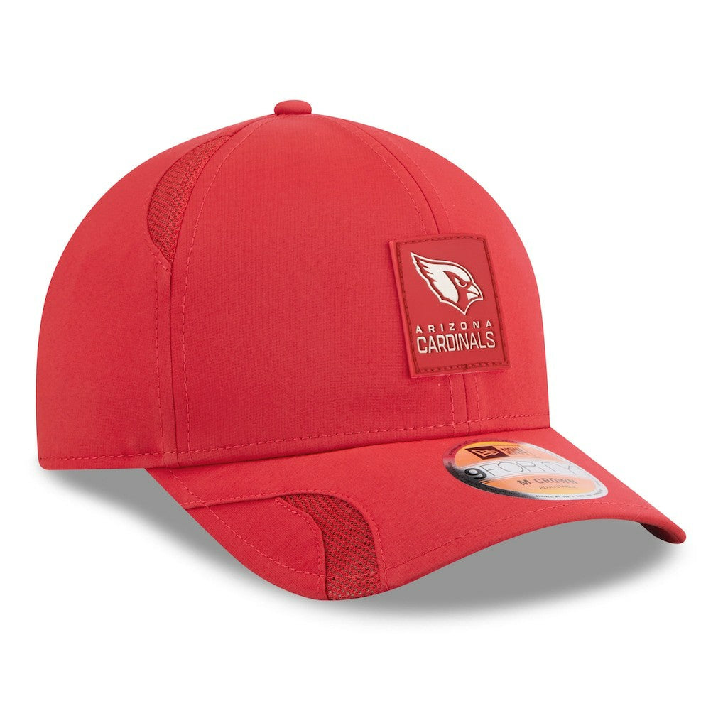 Arizona Cardinals New Era 2025 Sideline M-Crown 9FORTY Adjustable Hat