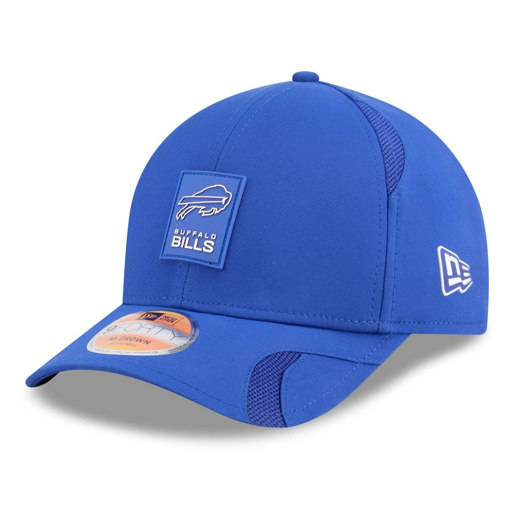 Buffalo Bills New Era 2025 Sideline M-Crown 9FORTY Adjustable Hat