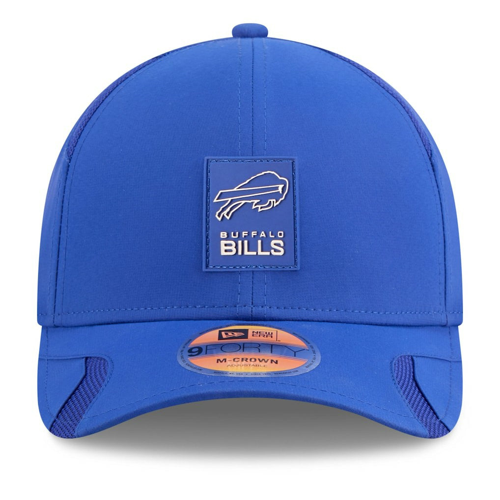 Buffalo Bills New Era 2025 Sideline M-Crown 9FORTY Adjustable Hat