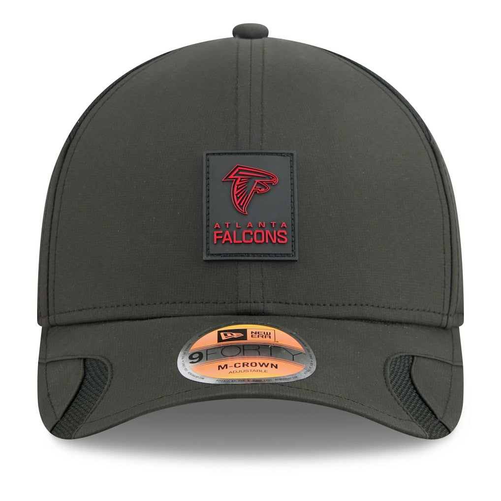 Atlanta Falcons New Era 2025 Sideline M-Crown 9FORTY Adjustable Hat