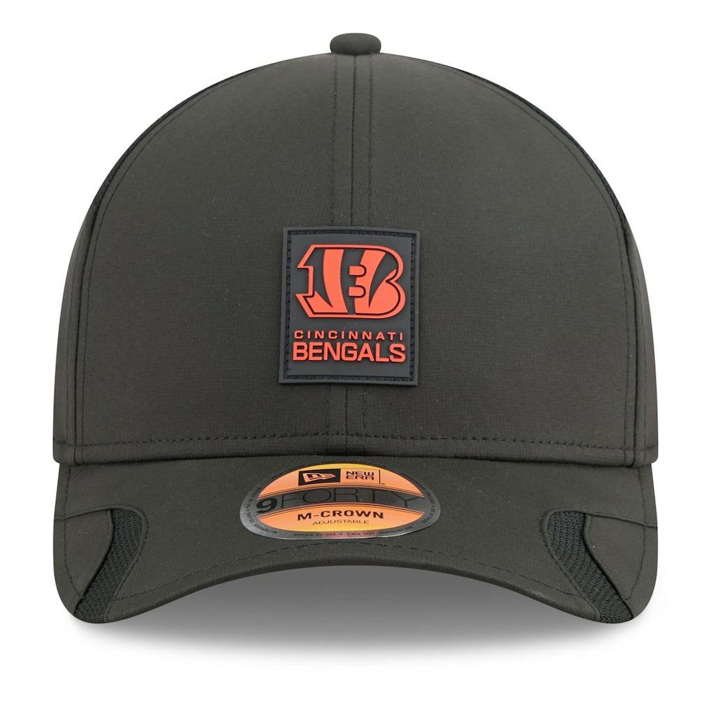 Cincinnati Bengals New Era 2025 Sideline M-Crown 9FORTY Adjustable Hat
