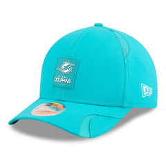 Miami Dolphins New Era 2025 Sideline M-Crown 9FORTY Adjustable Hat