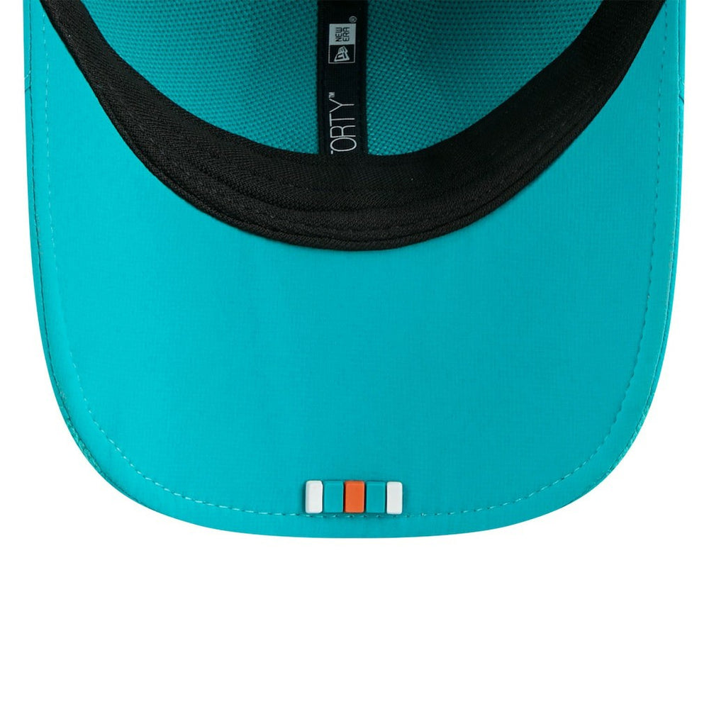 Miami Dolphins New Era 2025 Sideline M-Crown 9FORTY Adjustable Hat