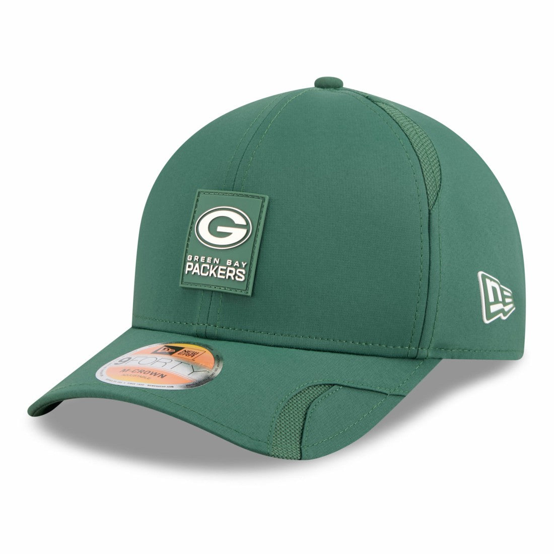 Green Bay Packers New Era 2025 Sideline M-Crown 9FORTY Adjustable Hat