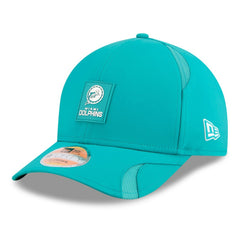 Miami Dolphins New Era 2025 Sideline Throwback M-Crown 9FORTY Adjustable Hat