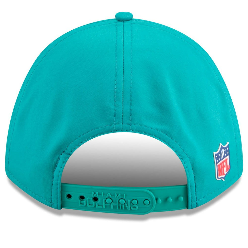 Miami Dolphins New Era 2025 Sideline Throwback M-Crown 9FORTY Adjustable Hat