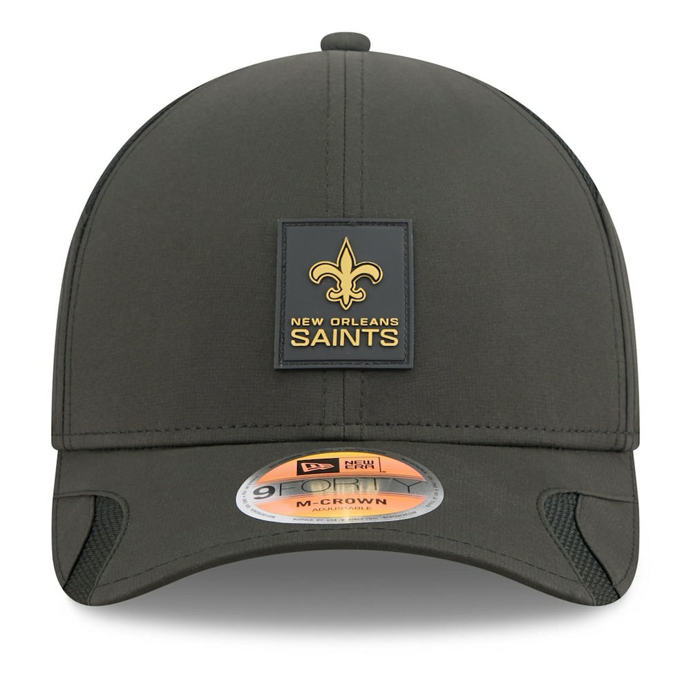 New Orleans Saints New Era 2025 Sideline M-Crown 9FORTY Adjustable Hat
