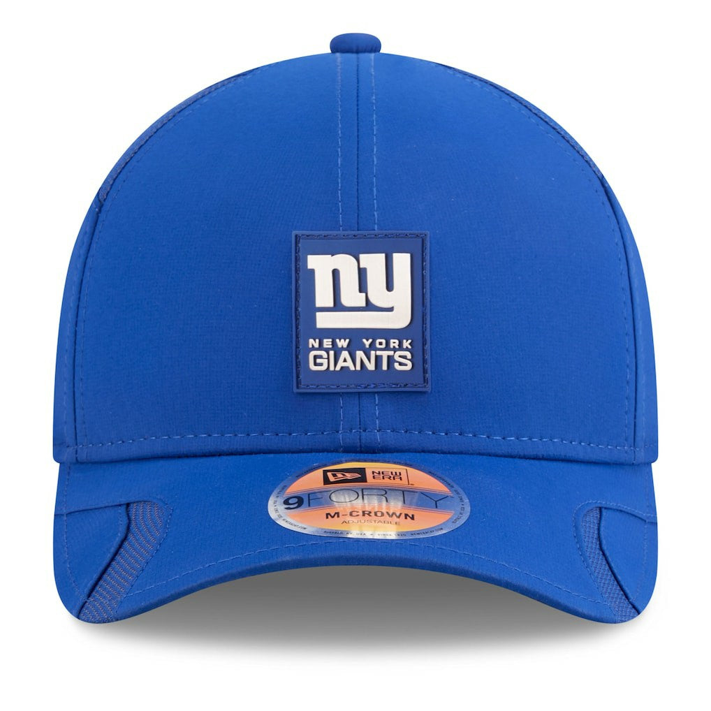 New York Giants New Era 2025 Sideline M-Crown 9FORTY Adjustable Hat