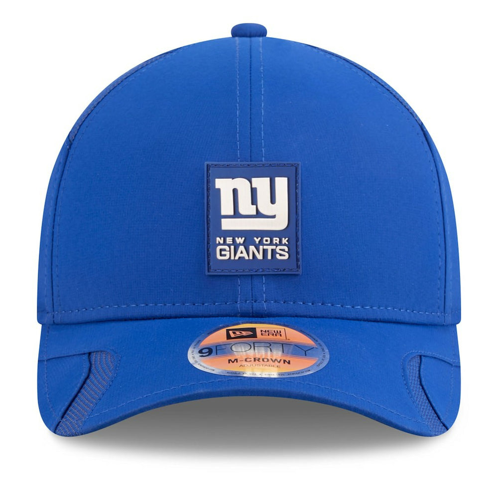 New York Giants New Era 2025 Sideline M-Crown 9FORTY Adjustable Hat